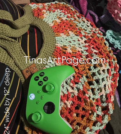 Cotton Mesh Market Bags