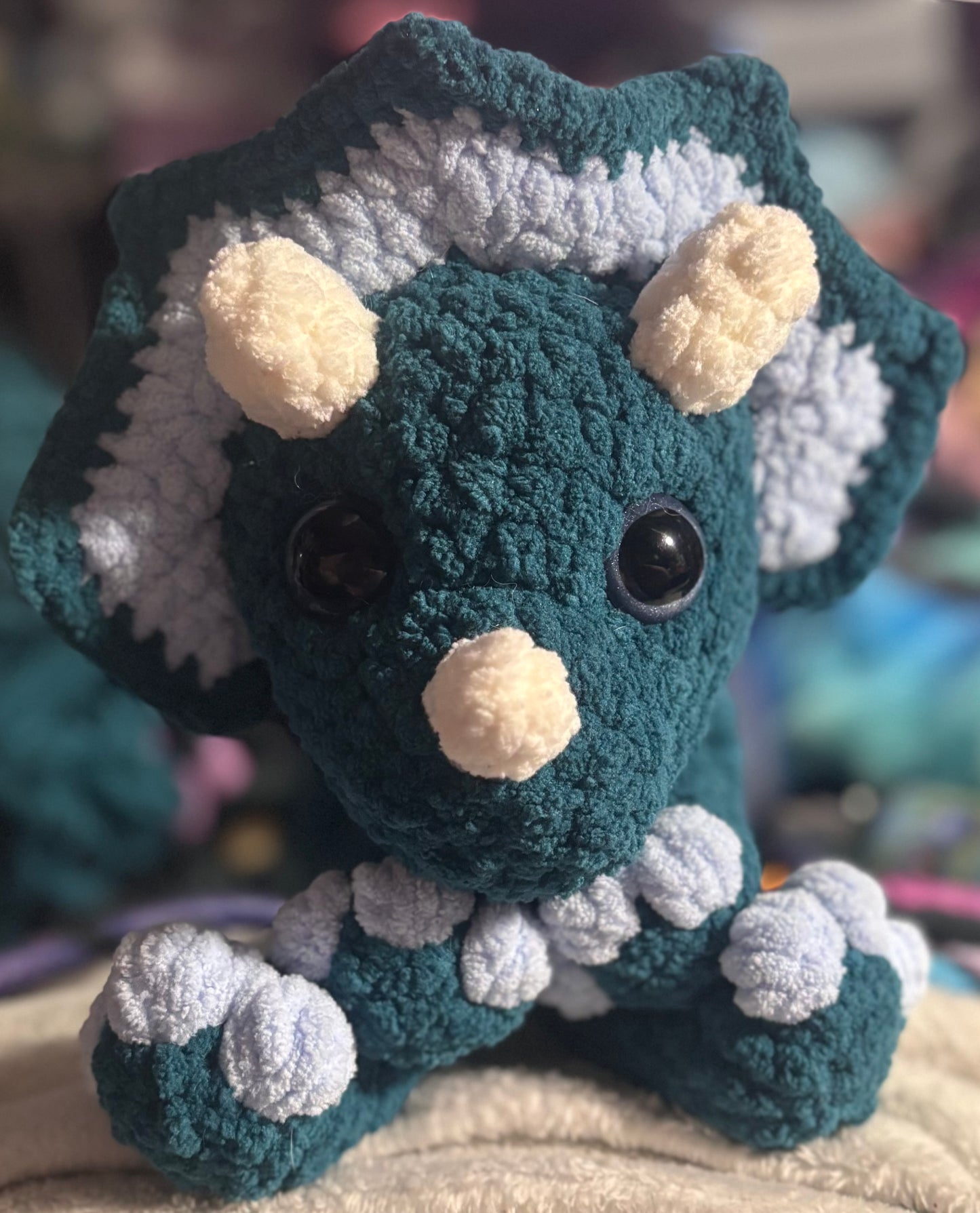 Terry the Triceratops Snuggler