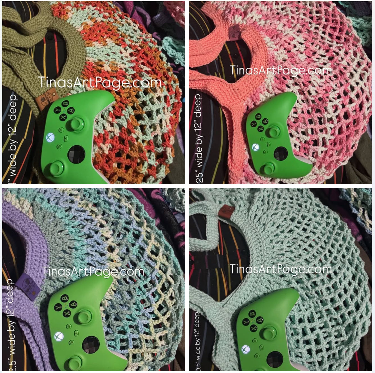 Cotton Mesh Market Bags
