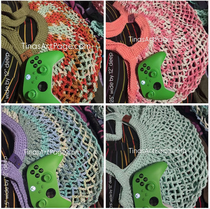 Cotton Mesh Market Bags