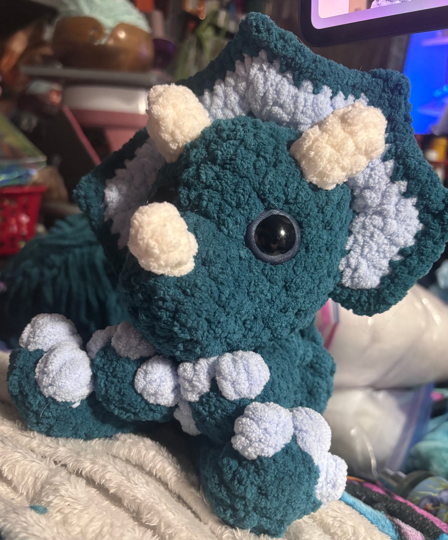 Terry the Triceratops Snuggler