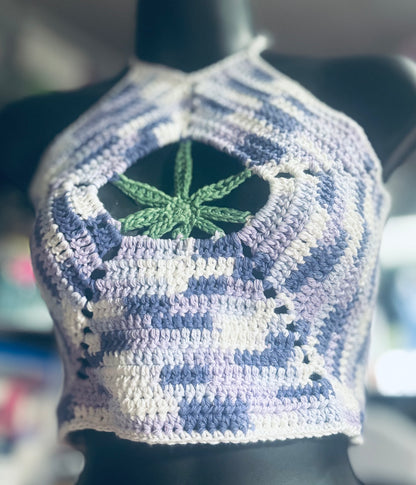 Purple Haze Corset Halter Top