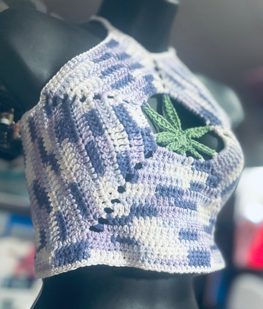 Purple Haze Corset Halter Top
